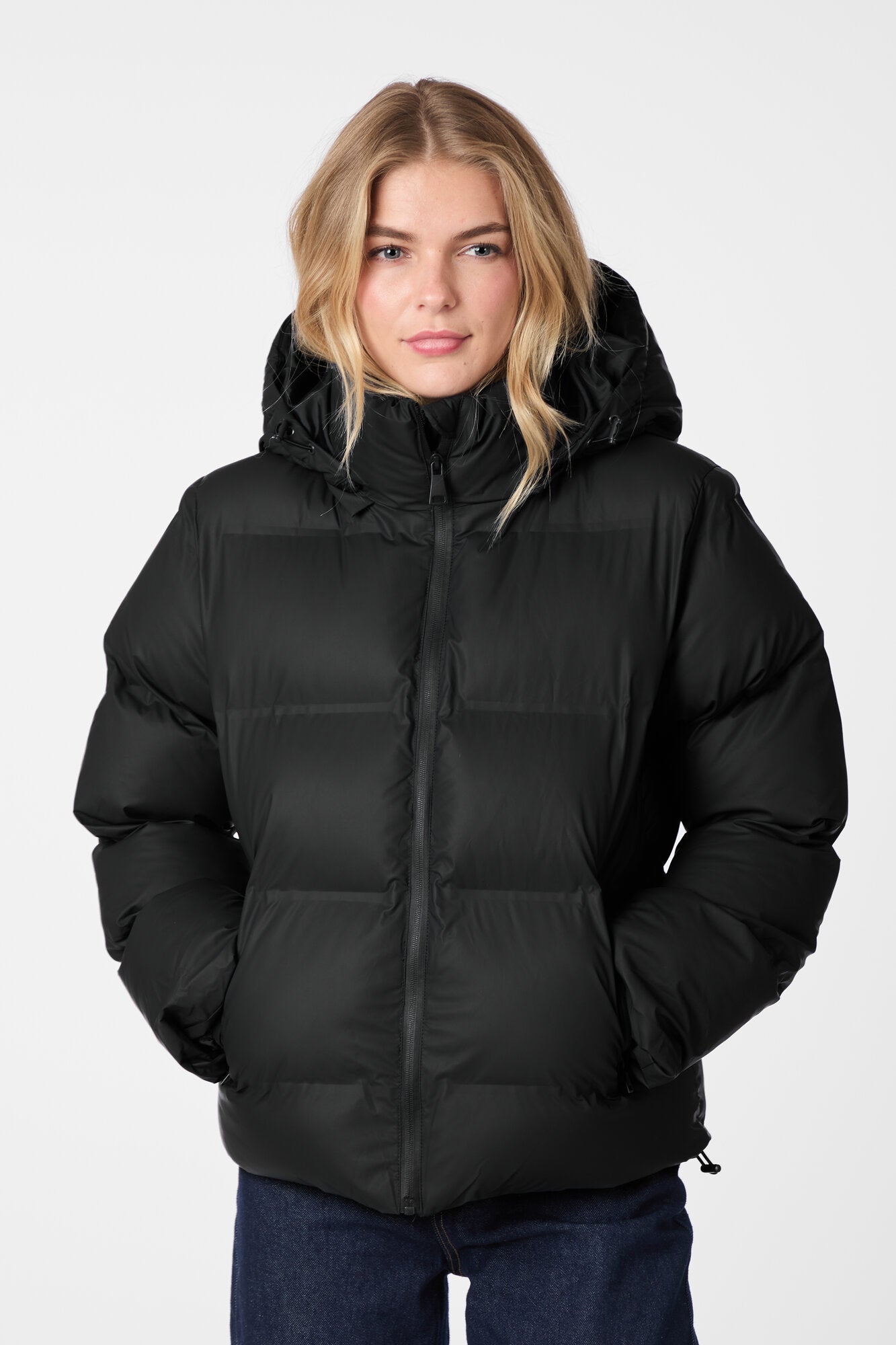 Fox Puffer dunjakke - Sort